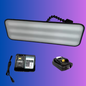 22" 9 Strip Cordless Carbon Fibre LED Light + Stand Adapter