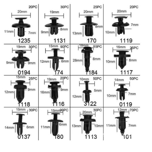 620pc Assorted Fastener Set - Dent Dominate